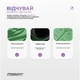 Коврик для йоги и фитнеса EasyFit Pro 184х68х0.5 см каремат каучуковый EF-1925-GN Зеленый (56003735) - изображение 4