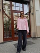 Женский велюровый костюм розового цвета 36579 One Size - изображение 5