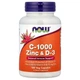 Вітаміни та мінерали NOW Vitamin C-1000 Zinc & D-3, 100 вегакапсул - зображення 1