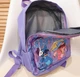 Детский рюкзак Стич фиолетовый 30х25х11 см для девочки 5-7 лет - изображение 5