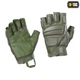 Перчатки безпалі шкіряні M-Tac Assault Tactical Mk.1 Olive M 90211001-M - зображення 1
