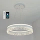 Керована світлодіодна люстра Esllse STELLA ICE 80W R-APP-500x1200- WHITE/CLEAR-220-IP20 - зображення 1