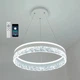 Керована світлодіодна люстра Esllse STELLA ICE 80W R-APP-500x1200- WHITE/CLEAR-220-IP20 - зображення 4