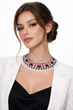 Колье-силянка из чешского бисера HatynkaUA Necklace ожерелье ручной работы к вышиванке (SUN999_60) - изображение 1