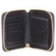 Маленький чёрный женский кошелёк Smith & Canova 26803 BLK-TAN Althorp - изображение 6