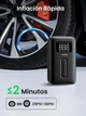 Портативний автомобільний насос автокомпресор UGREEN 150PSI Inflator Wheels Black (CD259) - зображення 2