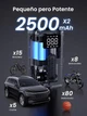 Портативний автомобільний насос автокомпресор UGREEN 150PSI Inflator Wheels Black (CD259) - зображення 5