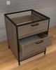 Тумба с ящиками в стиле лофт EcoLoft Сорано DSP-1326-4 Монтеверде - изображение 4