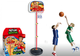 Детское алюминиевое баскетбольное кольцо на стойке Playset максимальная высота 140 см - изображение 2