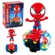 Игрушечная машинка-гироскутер Человек Паук Spider Man светодиодная с музыкальными эффектами игрушка на двух колесах - изображение 6