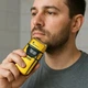 Электробритва роторная с дисплеем 7500 об/мин 3 головки USB влагозащищенный корпус модель V-350 цвет желтый - изображение 6