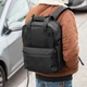 Рюкзак сумка чоловічий PROFI Black чорний міський для ноутбука 15.6 з міцної тканини Cordura та фурнітурою YKK - зображення 1