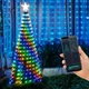 Гирлянда Конский хвост 250LED 25м с пультом управления для новогоднего оформления USB разноцветная - изображение 2