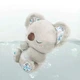 Дышащая игрушка коала 25 см мягкая игрушка ночник для сна серая из плюша с наполнителем холлофайбер EL-2117-59 - изображение 5