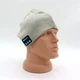 Шапка с Bluetooth наушниками и микрофоном трикотажная гарнитура для зимы цвет серый размер one size - изображение 8