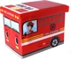 Skrzynia na zabawki Hedo z pufą Wóz strażacki (5904041123559) - obraz 4