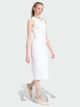 Платье миди летнее женское Adidas W All Szn Rb Dr KD6587 L Off White (4068822452878) - изображение 3