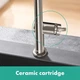 Змішувач hansgrohe Talis M54 для кухонної мийки з висувним виливом, колір нержавіюча сталь, 72809800 - изображение 4