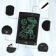 Детский графический планшет 8 5 дюймов для рисования с LCD экраном черный пластиковый планшет для творчества - изображение 8