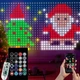 Светодиодная гирлянда-занавес RGB с USB-питанием 400 LED 3x2м с пультом ДУ для новогоднего декора бронзовый Снеговик - изображение 1
