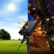 Гирлянда на солнечной батарее 150м 1500LED теплый белый для улицы с пультом управления и USB питанием - изображение 9