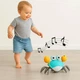 Интерактивная игрушка краб танцующий 23см с музыкальными световыми звуковыми эффектами для детей от 3 лет бирюзовый пластиковый - изображение 4