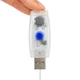 Гирлянда роса светодиодная 100м 2500LED с пультом управления холодный белый USB для новогоднего оформления - изображение 6