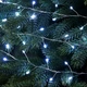 Гирлянда Роса-мишура 30м 900LED холодный белый 8 режимов с пультом для новогоднего оформления помещений - изображение 3