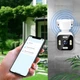 Вулична камера відеоспостереження IP 3МП з WIFI та датчиком руху біла з LED підсвічуванням 20м модель A6S - зображення 2