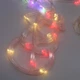 Гирлянда-штора светодиодная с снеговиками и звоночком 3м 9 фигур RGB для новогоднего оформления - изображение 6
