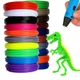 Пластик 3D PCL 20 кольорів по 5м багаторазові запаски для 3D ручок водонепроникні антистатичні властивості - зображення 1