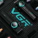 Аккумуляторная машинка для стрижки 9000RPM 10 насадок поворотный регулятор VGR V-001 черный - изображение 6