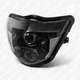 Фара головного світла 01 з ДХО для мотоциклів Yamaha WRF WR250F (2012+) WR450F (2015+) світлодіодна (LED) чорна - зображення 1