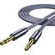 Кабель мультимедийный 3.5mm M to 3.5mm M 5.0m gray Essager (EYP35-DYD0G) - изображение 1