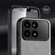 Чохол X&E для Xiaomi Poco F8 Pro / Redmi K90 з металевою вставкою та захистом на камеру gray - зображення 4