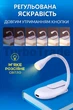 Ліхтарик для читання книг акумуляторний LJC-182 | LED лампа-кліпса для книги з регулюванням яскравості, 3 режими світла, USB Type-C, Книжний ліхтар - зображення 3