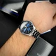 Мужские часы Casio MTP-1374D-2A серебристые с черным циферблатом - изображение 6