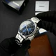 Мужские часы Casio MTP-1374D-2A серебристые с черным циферблатом - изображение 2