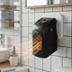 Мини обогреватель для розетки Handy Heater 400 Вт, компактный электрический тепловентилятор с керамическим нагревателем, термостатом и таймером, портативный розеточный обогреватель без кабеля для дома, ванной, спальни, офиса, RH-400 - изображение 1