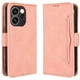 Чехол-книжка с карманами Deexe Wallet Stand для OPPO Reno 15 Pro - Pink - изображение 1