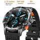 Смарт годинник чоловічий LEMFO CF55 Black (пульсометр, дзвінки, ліхтарик) - зображення 11