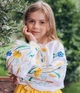 Вишиванка для дівчинки 158 біла Польові квіти - зображення 2