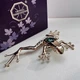 Фігурка Crystocraft зі стразами Swarovski Жаба 11 см 1601968 - зображення 2