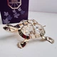 Фигурка Crystocraft со стразами Swarovski Черепаха 8 см 160823 - изображение 5