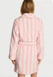 Халат Victoria's Secret, рожево-біла полоска, розмір M/L, Cozy Plush Robe (27161697) - зображення 2