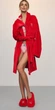 Халат Victoria's Secret, червоний, XS/S Cozy Plush Robe (27203675) - зображення 4