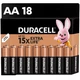 Батарейка Duracell AA лужні 18 шт. в упаковці (5000394107519 / 5006192) - зображення 1