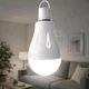Лампочка акумуляторна E27 New Emergency Lamp аварійна світлодіодна 20Вт, енергозберігаюча автономна LED-лампочка від мережі 220В та акумулятора, холодне біле світло, для дому, офісу та дачі Біла, ENLW-027 - зображення 1