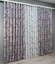 Комплект штор VR-Textil Лен Прованс 100х265 2шт и Тюль 300х265 1820ш-1367т Серый с фиолетовым и белым 71-108/1 - изображение 3