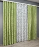 Комплект штор VR-Textil Жакард Вензель 150х270 2шт і Тюль 500х270 297ш-1147т Салатовий з білим 71-095/4 - зображення 3